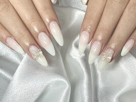 シンプルロングネイル