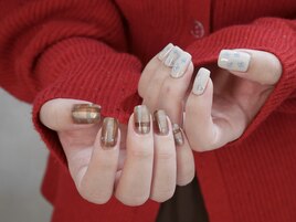 チェックネイル