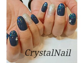 クリスタルネイル イオンモール広島府中店(CRYSTAL NAIL)/キラキラネイル