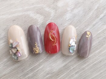 アミネイルズ(AmiNails)/シェルネイル♪