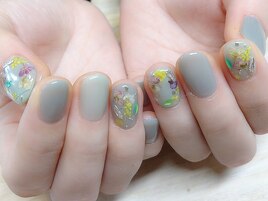 押し花ネイル♪