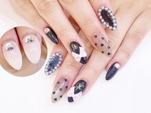ネイルコレクション ピンク(Nail Collection Pink)/長さ出しジェル放題☆３Ｄリボン