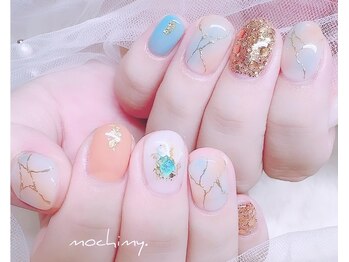 モチミィ(mochimy.)/*天然石風ニュアンスネイル*
