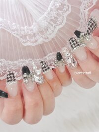 千鳥柄ネイル☆