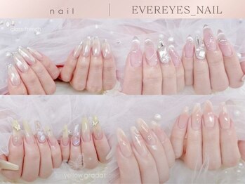 エバーアイズ 関内店(EVER EYES)の写真/ハンドオフ込4000円～持ち込みアートコース7500円～！ニュアンス等シンプルネイルやワンホンネイル等対応♪