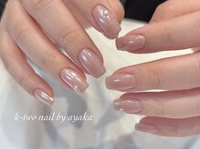 ケーツーネイル(k-two nail)/ホワイトミラーネイル