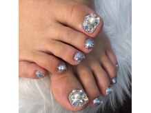 ソナネイル バイ ウメダ(Sona nail by Umeda)の雰囲気（ストーン埋め尽くし）
