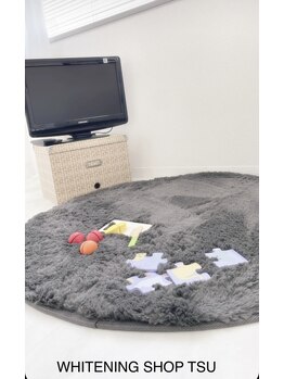 ホワイトニングショップ 津店の写真/お子様同伴OK。キッズスペース完備だから、育児の合間にも気軽にホワイトニング可能