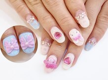 ネイルコレクション ピンク(Nail Collection Pink)/ジェル放題＋キャラ♪メルちゃん