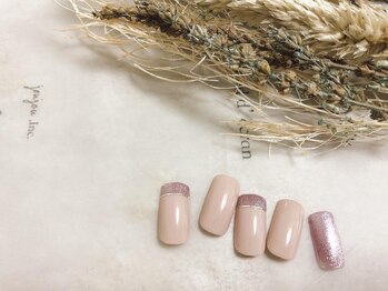 キキネイル たまプラーザ店(kikinail)/3月定額A マグネットフレンチ