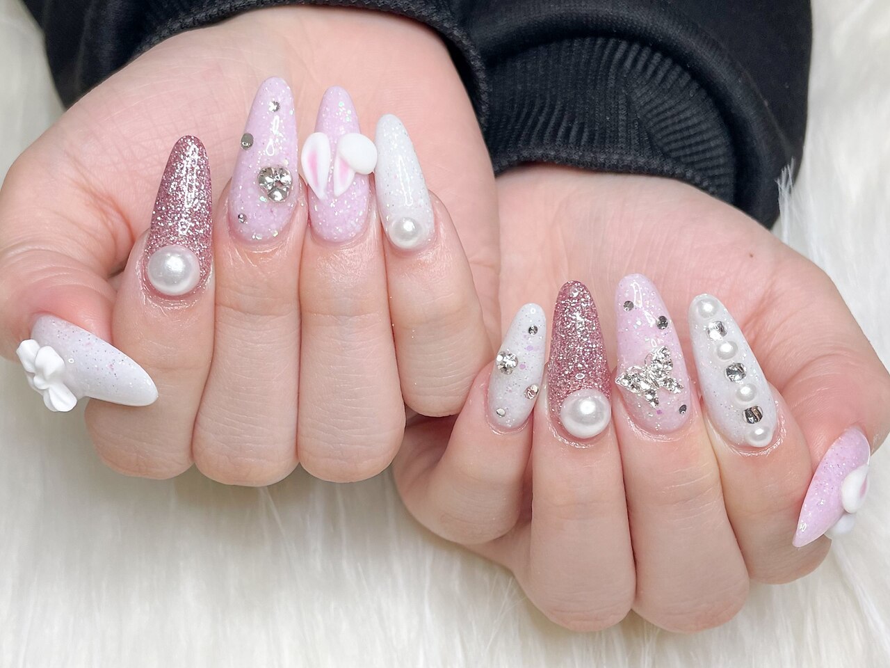 2025年春】☆キラピンク×うさぎネイル☆|BIGLOBE Beauty 2025年春】☆キラピンク×うさぎネイル☆|BIGLOBE Beauty
