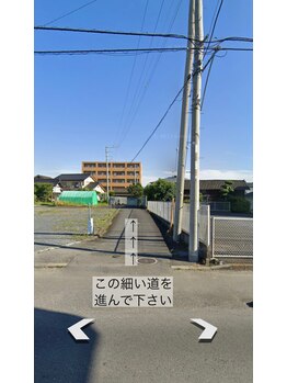 ミテ アイラッシュ(mite eyelash)/道路からの建物入口