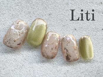 リティ(Liti)/No.127 Art(B) リゾートネイル