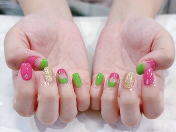 #個性的ネイル #派手ネイル