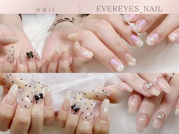 エバーアイズ 関内店(EVER EYES)の写真/定額ネイルオフ込4000円～フット5000円～持ち込みアートコース7500円～！クリスマスネイルも豊富にご用意♪
