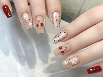 サロン ド ミニュイ(Salon de Minuit)/ベージュ系上品ネイル