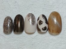 ネイルビート(NAIL BEAT)/ミラーネイル　ダルメシアン