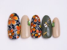 ネイリックス アヴェニール(NAILX avenir)/シック秋フラワー