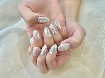 デリカ 溝の口店(DELICAT)/バレンタインミラーネイル