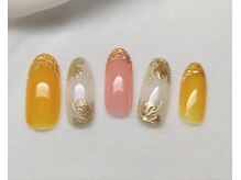 スピードネイル アンド アイ 宮交シティ店/#86 【フラワーアート×ミラー】