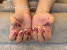 リオッサ オブ ラグーン(RIOSSA of Lagoon)/マグフレンチフラワーネイル