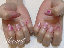 アクイユ 銀座店(ACCUEIL)/ピンクマーブルネイル