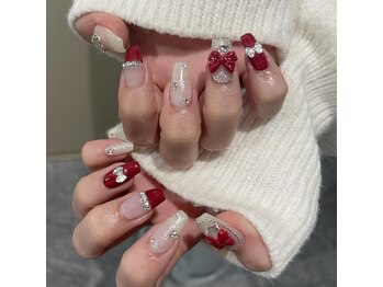 アンドエム(&M)/リボン×赤