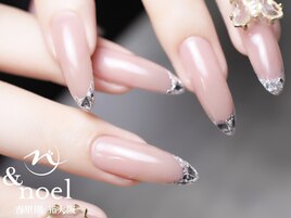 長さ出しガラスフレンチネイル