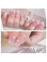 アネラ(Anela)/チークネイル×バラ