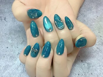 ジャスミンネイル(Jasmine Nail)の写真/【翌朝5時まで営業！】仕事前後、深夜にネイルができる♪スカルプ/チップ/ジェル/フット、持込デザインOK！