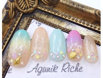 アグニークリッシェ(Agunik Riche)/【砂浜ネイル】