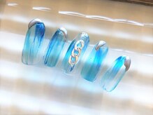 ネイルサロン あかねいろ/夏色クリアネイル