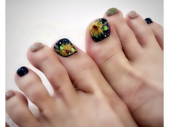 アイラッシュネイルサロン セシルビー(SECILB)/フットネイル 75分コース