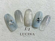 ネイルスタジオ ルキナ(LUCINA)/C-358 雪の結晶ネイル