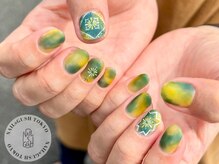 ネイルズガッシュ 溝の口店(NAILs GUSH)/マット/モロッカン/手描き