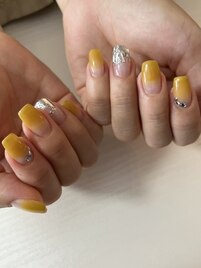 秋色ネイル