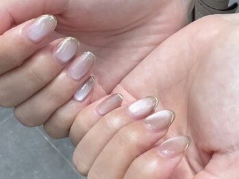 お洒落ネイル　先端ミラー♪