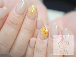 押し花ネイル