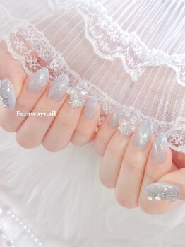 ファラウェイネイル(Faraway nail)/スカルプでの長さだし☆強度◎