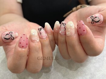 ネイルアンドアイラッシュ ジェムール 川越店(Nail&Eyelash GEMULE)の写真/毎月更新のお得に試せるトレンドデザインをフォトギャラリーでCHECK♪上品～キュートデザインまでお任せ☆