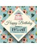 【Happy Birthday★15%オフ】