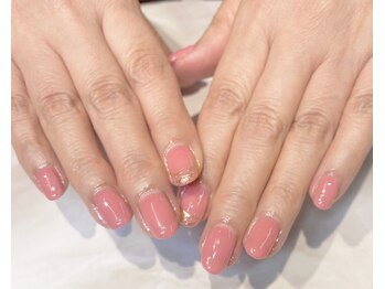 ルヒアネイル イオン戸畑ショッピングセンター店(Ruhia Nail)/ラメラインネイル