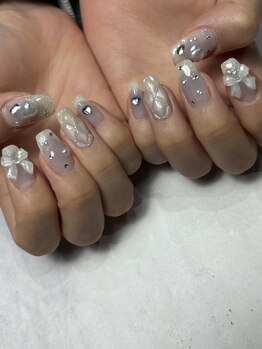 寒色チークカラーグラデーション