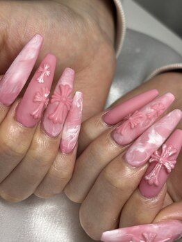 クロスネイル☆チップ長さだし