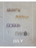 【HAND】他店オフ無料!3種類から選べる♪7月定額アート¥6400