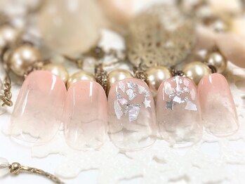 ネイルアンドアイラッシュサロン ブレス 長町南駅店(BLESS)/ほんのり煌くオーロラが魅力的☆