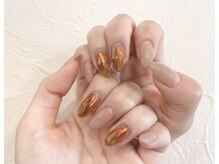 ポージィ ネイルアンドアイラッシュ(POSY nail&eyelash)/べっこうネイル
