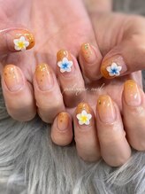 ピンクシュガーネイル(pink sugar nail)/旅行に向けて、、、