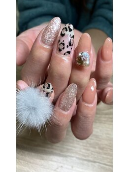 エーナイン イオン一関店/冬のアニマルネイル