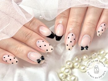 ネイルズガッシュ 川崎店(NAILsGUSH)の写真/≪洗練されたシンプル可愛いデザインがいっぱい≫シンプルだけど存在感があるデザインで指先を彩る♪